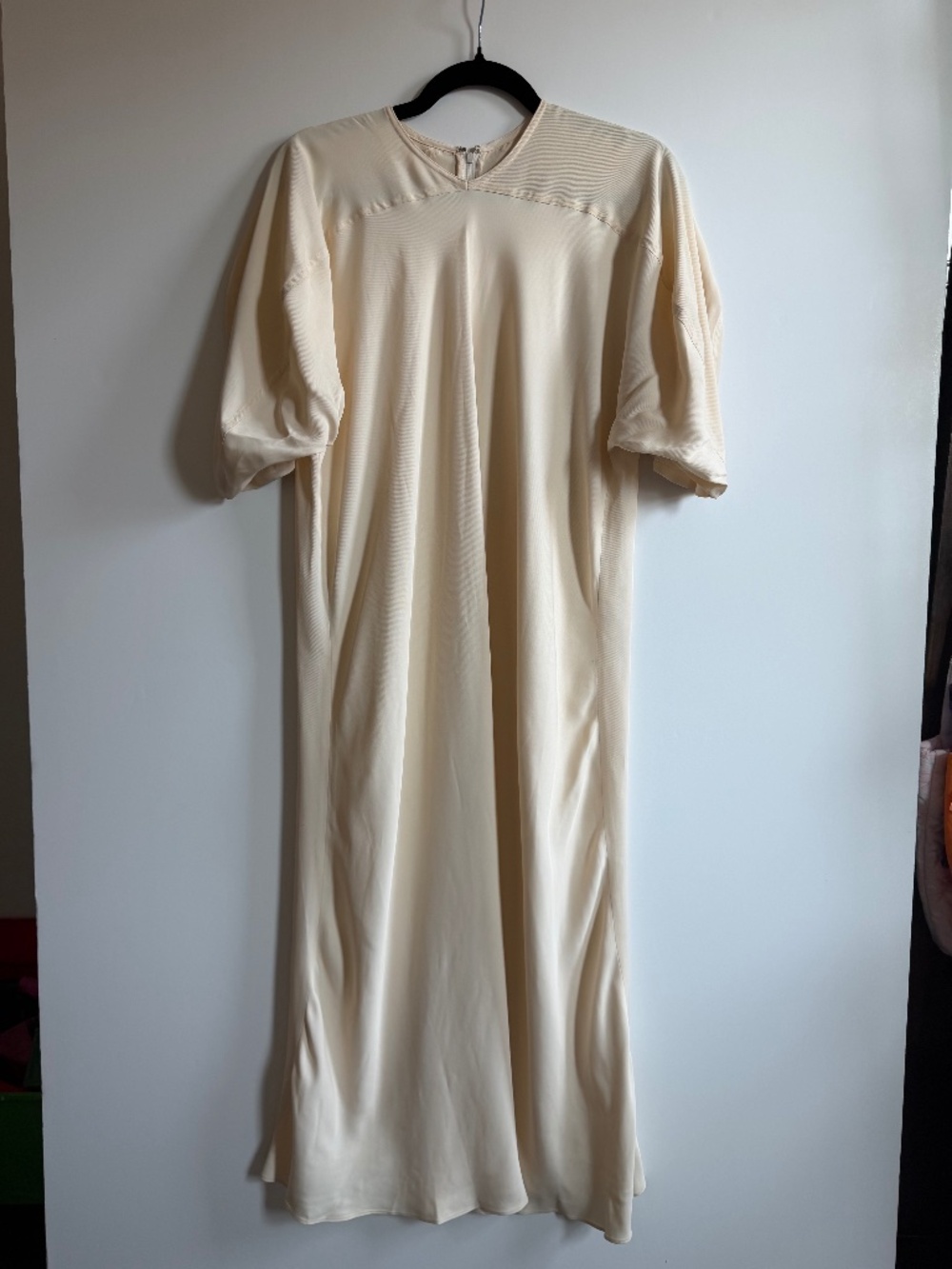Beautiful Lemaire Dress- Midi length Cream Dress- Size 38